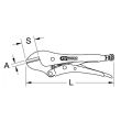 Pince-étau pour tubes ronds 0 - 30,5 mm KS TOOLS 115.1504 photo du produit Secondaire 1 S