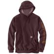 Sweatshirt à capuche MIDWEIGHT TL bordeaux CARHARTT S1K288PRTL photo du produit