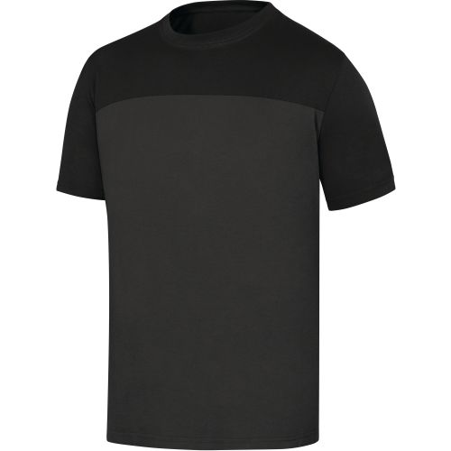 Tee-shirt 100% coton GENOA2 gris/noir TL - DELTA PLUS - GENO2GNGT pas cher Principale L