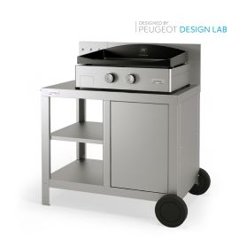 Plancha à gaz ALLURE 260 INOX + Desserte ALLURE INOX Le Marquier - PDSA260i pas cher Principale M