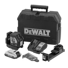 Niveau laser croix 18V Dewalt DCLE34021D1-QW + batterie 2 Ah + chargeur + coffret pas cher Principale M