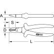 Pince coupante ULTIMATE diagonale 165 mm KS TOOLS 922.8012 photo du produit Secondaire 1 S