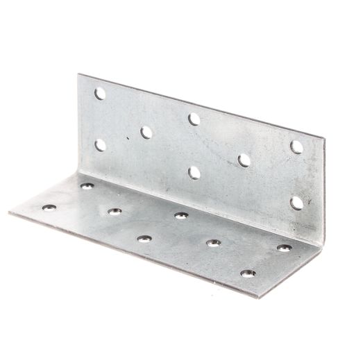 Equerre d'assemblage &agrave; visser large 40 x 40 x 100 x 2 mm galvanis&eacute; ALBERT 335755 photo du produit