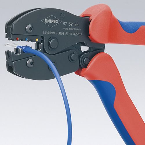 Pince à sertir pour cosses 0,5 - 6 mm² PreciForce® KNIPEX 97 52 36