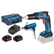 Visseuse plaquiste sans-fil Bosch GSR 18V-EC TE 18 V + 2 batteries 5 Ah + 2 chargeurs + L-Boxx photo du produit