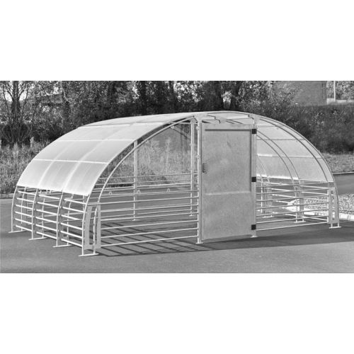 Abri vélos suivant 584x105x237cm - M026VSUI pas cher Principale L