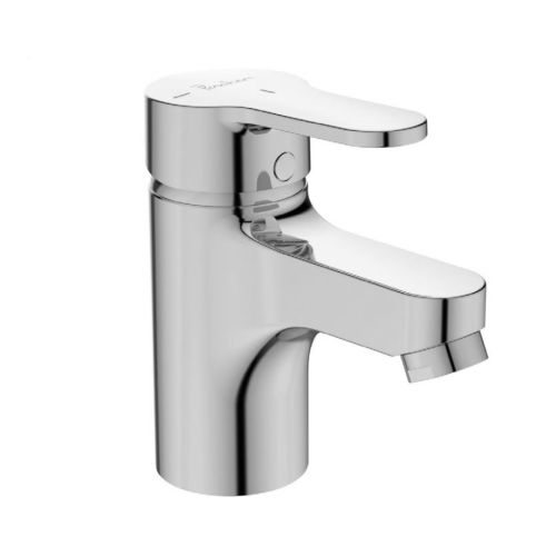 Mitigeur de lavabo monotrou OLYOS bonde métal chromé - PORCHER - D1113AA pas cher