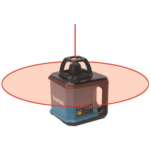 Niveau laser rotatif rouge 3 V 200 m pour usage intérieur MAKITA SKR200Z photo du produit Secondaire 1 L