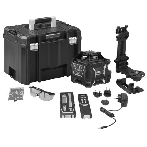 Niveau laser rotatif RL 750LG + 1 batteries 10Ah (intégrée) + chargeur +  coffret Pro-stack - STANLEY - FMHT77448-1 pas cher