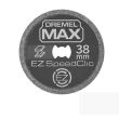 Disque Max S456 en nitrure de bore EZ SpeedClic Ø38mm pour métal - Dremel - 2615S456DM pas cher