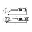 Cliquet 1/2'' à inversion par levier - SAM OUTILLAGE - S-158 pas cher Secondaire 1 S