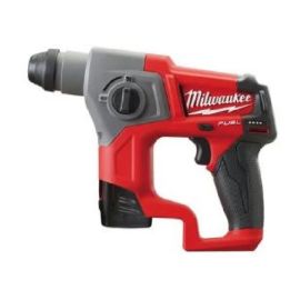 Perforateur SDS Plus 12V Milwaukee Fuel M12 CH-202X + 2 batteries 2 Ah + chargeur + coffret HD BOX - 4933446046 photo du produit Principale M