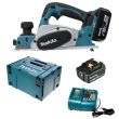 Rabot 18 V LXT + 2 batteries 5 Ah + chargeur + coffret MAKPAC MAKITA DKP180RTJ photo du produit