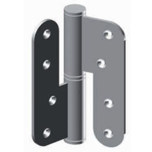 Paumelle huisserie bois pour charge lourde gauche bout rond 100x70mm - MONIN - 632090 pas cher