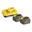 Perforateur-burineur SDS Plus 54 V DCH323NT + 2 batteries Flexvolt 9Ah/3Ah + chargeur + coffret T-STAK DEWALT photo du produit Secondaire 2 S