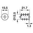 Noyau de cylindre SYMO MG2 - HAFELE - 210.40.602 pas cher Secondaire 1 S