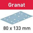 Abrasifs GRANAT 80x133mm P180 GR/10 - FESTOOL - 497130 pas cher