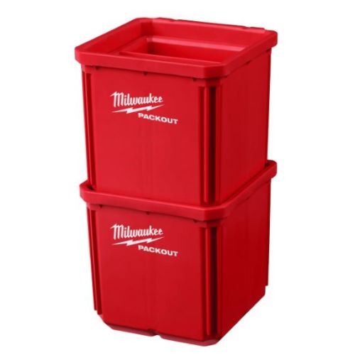 Bacs amovibles PACKOUT 10x10 CM NEST BIN 2 pièces MILWAUKEE 4932480698 photo du produit Secondaire 4 L