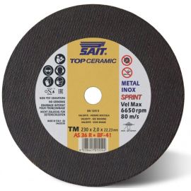 Disque de tron&ccedil;onnage TOP CERAMIC Sait France AS 36 R plate 230 x 2 x 22,23 mm - 001554 pas cher Principale M