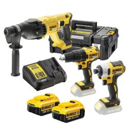 Pack 18 V 3 machines (DCH133/DCD777/DCF787) + 2 batteries 4Ah + chargeur en coffret T-STAK - DEWALT photo du produit Principale M