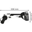 Meuleuse d'angle 18 V 125 mm GWS 18V-10 SC Professional (sans batterie ni chargeur) en coffret L-BOXX BOSCH 06019G340B photo du produit Secondaire 1 S