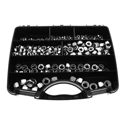 Coffret de 575 écrous hexagonaux indésserrables avec bague nylon inox A2 COF908 - ULTIMA - AFBPACK31 pas cher