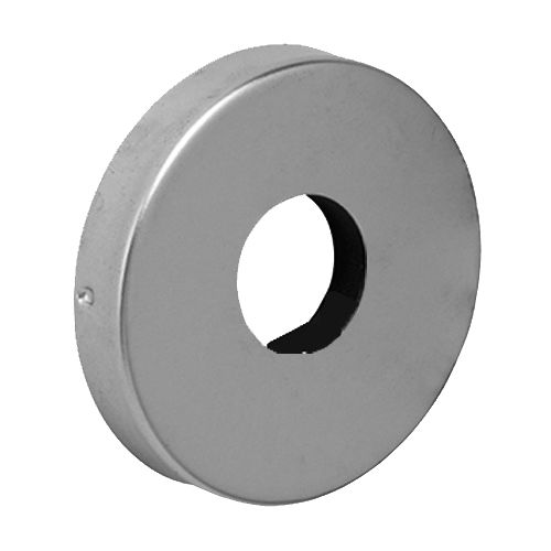 Paire de rosaces 6371 trou 26,5mm excentre chrom&eacute; velour - VACHETTE - 051221 pas cher