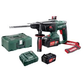 Perforateur SDS Plus 18V Metabo KHA 18 LTX + 2 batteries 4 Ah + chargeur + MetaBOX - 600210500 pas cher Principale M