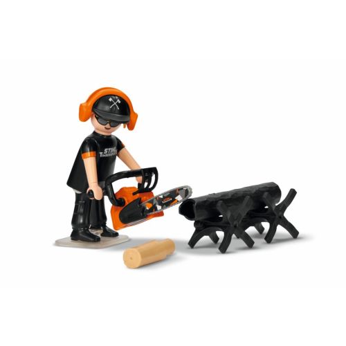 Coffret playmobil Timbersports édition - STIHL - 0421-600-0137 pas cher Secondaire 3 L