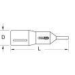 Douille tournevis revêtement isolant pour vis 6 pans 3/8'' 4 mm KS TOOLS 117.1735 photo du produit Secondaire 1 S