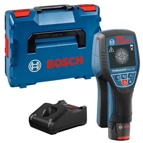 Scanner mural 12V D-TECT 120 Professional + 1 batterie 2Ah + chargeur en coffret L-BOXX BOSCH 0601081301 photo du produit