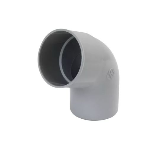 Coude gris pour tube de descente cylindrique D50mm NICOLL CJ6GT pas cher