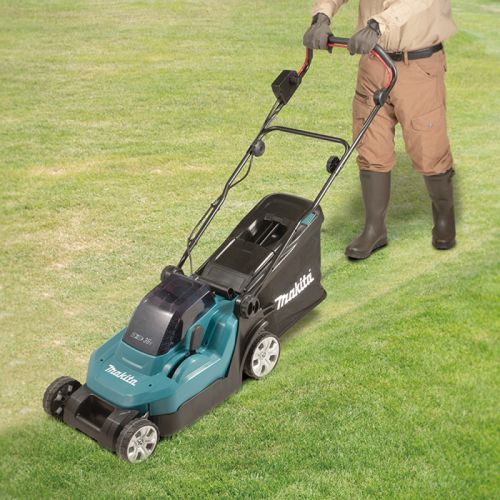 Tondeuse à gazon 2 x 18 V LXT 38 cm + 4 batteries 3 Ah + chargeur MAKITA DLM382PF4 photo du produit Secondaire 19 L