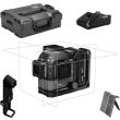 Laser lignes EXLL18V-120-33CG + 1 batterie 4Ah EXBA18V-40 + chargeur rapide + coffret L-BOXX - BOSCH EXPERT - 0601065B00 pas cher