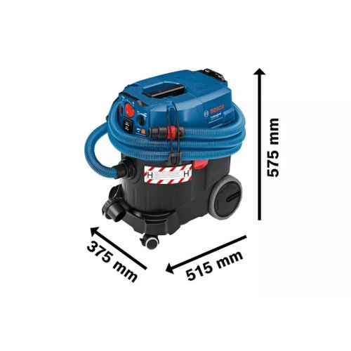 Aspirateur eau et poussière classe H 1200 W GAS 35 H AFC sous carton BOSCH 06019C36W0 photo du produit Secondaire 1 L