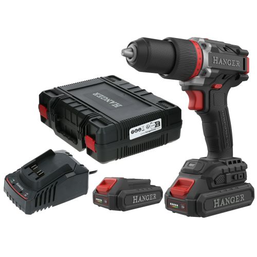 Perceuse-visseuse 18 V DD18-60Z2 60 Nm + 2 batteries 2 Ah + 1 chargeur rapide + coffret HANGER 400110 photo du produit