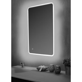 Miroir avec éclairage LED Pradel pour salle de bains - 554059 pas cher Principale M