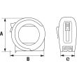 Mesure courte VIDEOFLEX 3mx13mm - SAM OUTILLAGE - UV-313 pas cher Secondaire 1 S