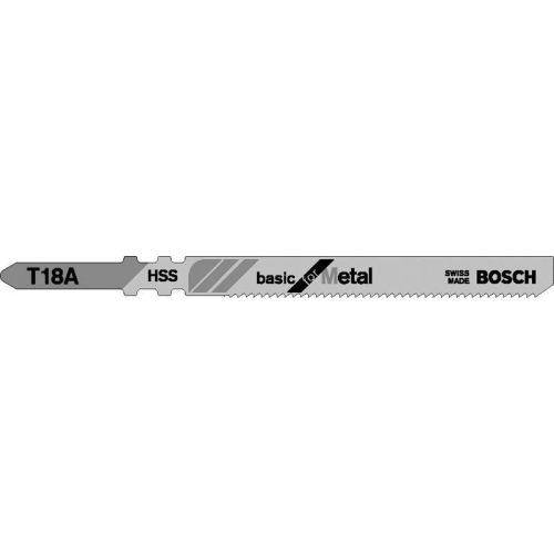 Lame de scie sauteuse T 18 A paquet de 5 - BOSCH - 2608631002 pas cher