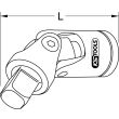 Cardan power finition chromée satinée et idéal pour visseuse 1/2'' 70 mm KS TOOLS 917.1250 photo du produit Secondaire 1 S