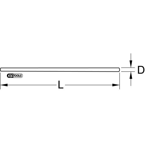Manche rateau bois 1500 x 28 mm KS TOOLS 144.0780 photo du produit Secondaire 1 L