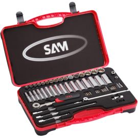 Coffret de 58 outils Sam Outillage 3/8'' en mm - 74J59 photo du produit Principale M