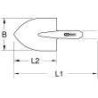 Pelle BRONZEPLUS ronde 1000 mm KS TOOLS 963.9636 photo du produit Secondaire 1 S