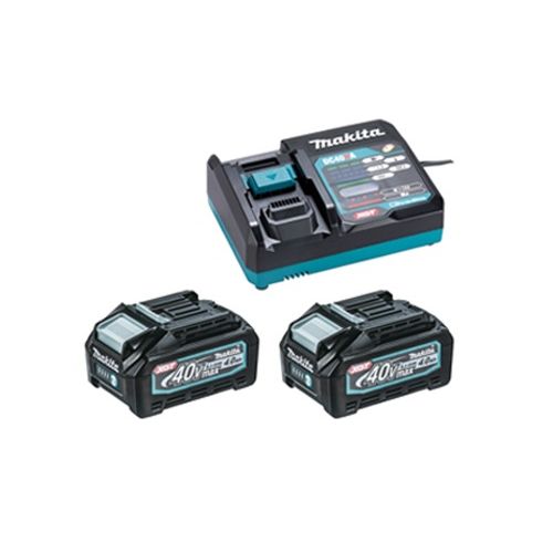 Pack 2 outils 40 V (DF001GZ + GA005GZ) + 2 batteries 4 Ah + chargeur rapide + coffret MAKPAC MAKITA DK0124G201 photo du produit Secondaire 3 L