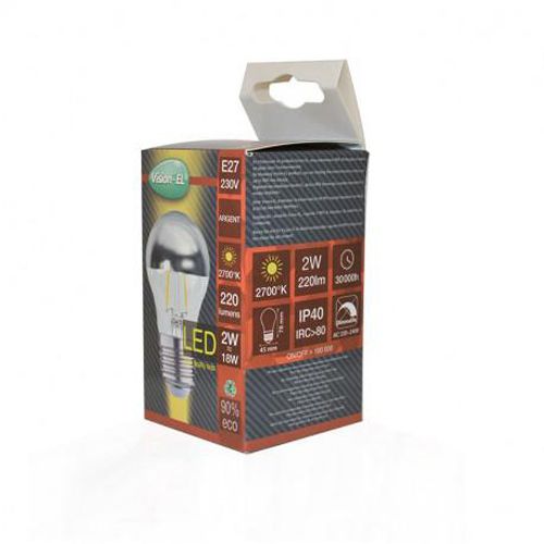 Ampoule LED E27 filament G45 2700 K 220 lm MIIDEX LIGHTING 71362 photo du produit Secondaire 3 L