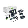 Perforateur burineur SDS-Plus 18 V KHC 18 5,0 EBI-Plus + 2 batteries 5 Ah + chargeur + coffret Systainer FESTOOL 577448 photo du produit