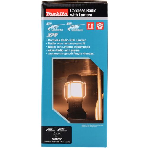 Radio avec lanterne LED LXT 14,4 à 18 V (sans batterie ni chargeur) en boîte en carton MAKITA DMR055 photo du produit Secondaire 18 L