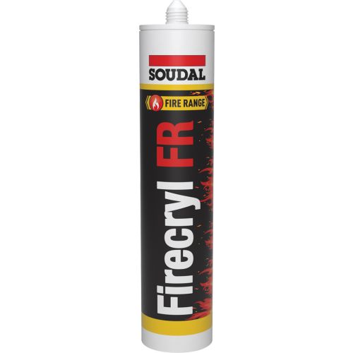 Mastic FIRECRYL FR blanc 310ml - SOUDAL - 106329 pas cher