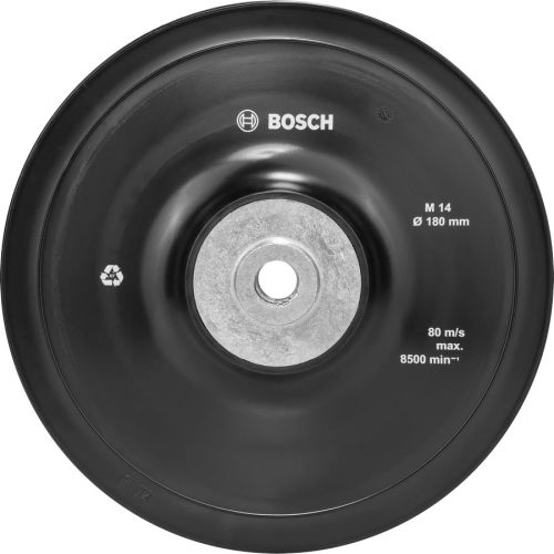 Plateau de ponçage D.180 M14 avec écrou - BOSCH - 68018601006 pas cher