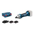 Meuleuse droite 18V GGS 18 V-LI Professional + 2 batteries Procore 4Ah + chargeur + coffret L-BOXX - BOSCH - 06019B530Q pas cher